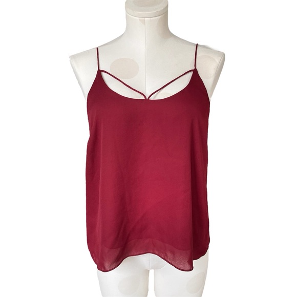 Lucca Couture Sara Cami in Wine Small - Picture 2 of 7